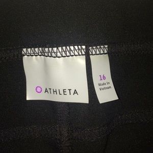 Athleta skinny ponte motto zip pants